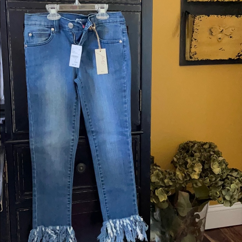 Pinc Girls fringe jeans
